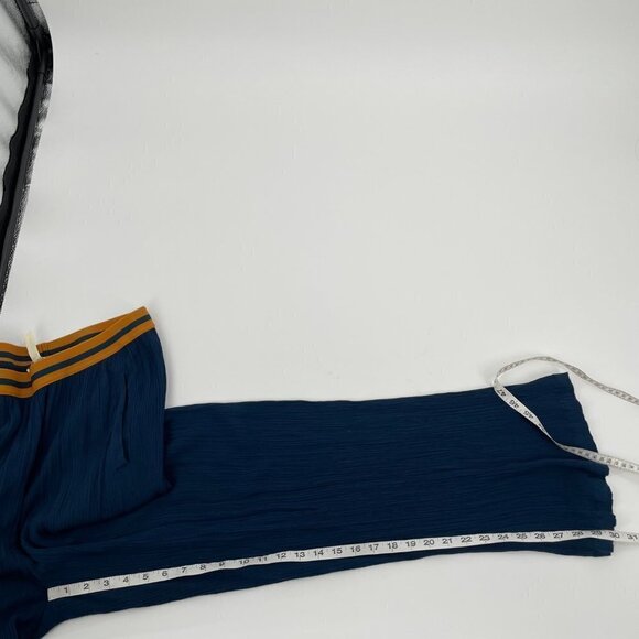 Matilda Jane Blue Crepe Pull On Pants Womens Size Large Pockets Lightweight - Picture 9 of 11